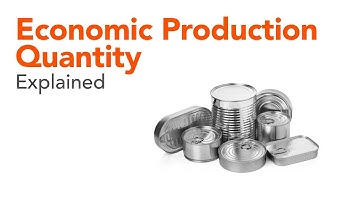 Economic Production Quantity (EPQ) Explained