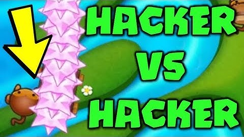 HACKER VS HACKER :: 100x HYPERSONIC JUG & 0-0 DART MONKEY VS MONEY HACKER! - Bloons TD Battles