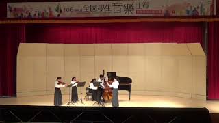 鋼琴五重奏 - Scherzo-Furiant: Molto Vivace in E-flat Major, Op. 44,1st mvt. (指定曲)