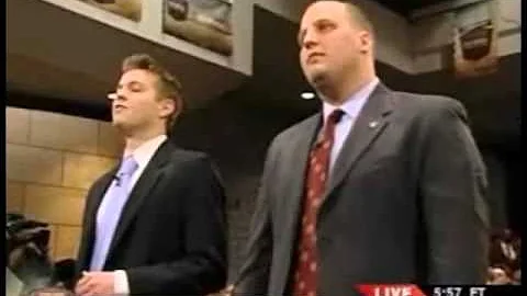 Emiliano Reyes with Tom Brokaw (MSNBC, 2006)
