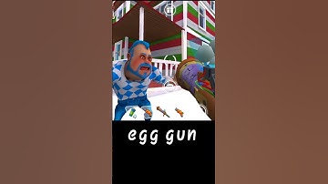 DARK RIDDLE : SCARY NEIGHBOR mod new egg gun #shorts