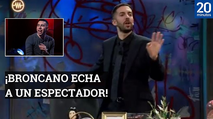 #Broncano ECHA A UN ESPECTADOR en #LaResistencia por interrumpir varias veces la entrevista