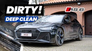 Dirty Rs6 Deep Clean - Exterior Interior Detail - Asmr