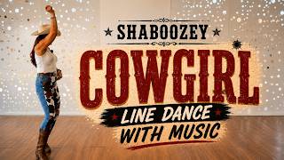 SHABOOZEY - COWGIRL - LINE DANCE WITH MUSIC!