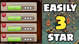 Dragon Escape Challenges 9-13 | Easy 3 Star Guide | Clash of Clans