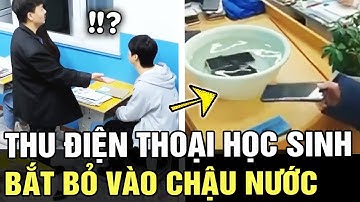 Thầy giáo thu ĐIỆN THOẠI rồi bắt cả lớp BỎ VÀO CHẬU NƯỚC khiến dân mạng tranh cãi gay gắt | TÁM TV