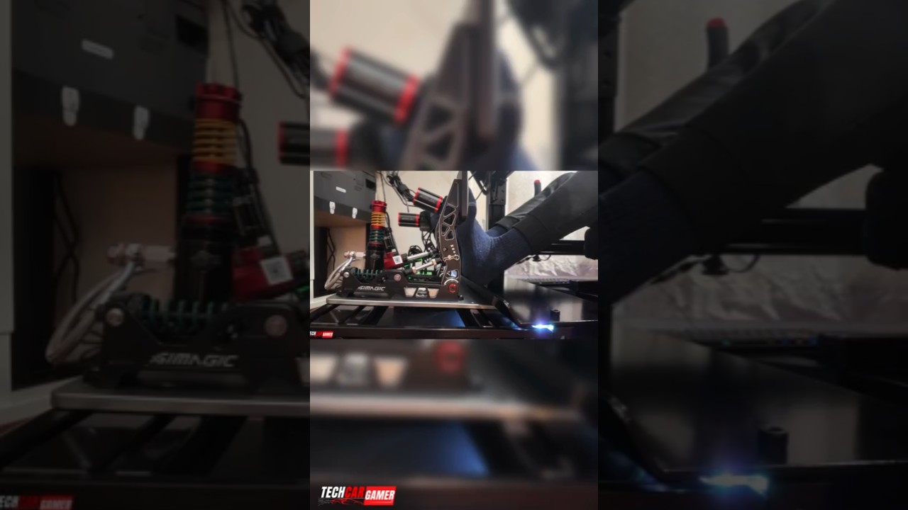 Распаковка Simagic P2000 с тактильной обратной связью.