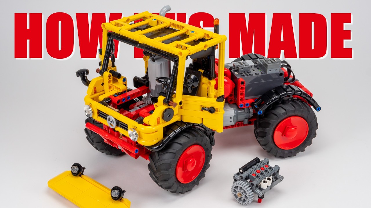 Как я сделал этот подвижный Unimog из LEGO Technic
