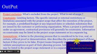 PMP® Exam Prep Online, PMP Tutorial 20 | Planning Process Group | PM Processes | Define Scope