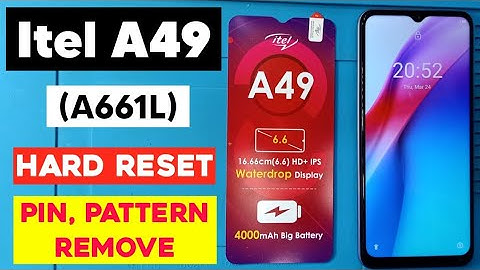 Itel A49 (A661L) Hard Reset | A661L Pin Lock, Pattern Lock Remove | Itel Screen Lock Remove Solution