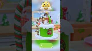 Mini Winter Christmas Cake ✨🎅 #cake #tinycake #minicake #shortsvideo #shorts #mini  #tinyfood