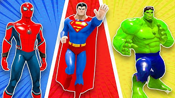 Super Hero 3d vs Squid Game Help Hulk successfully rescue Squid Game Doll 5 Time Challenge