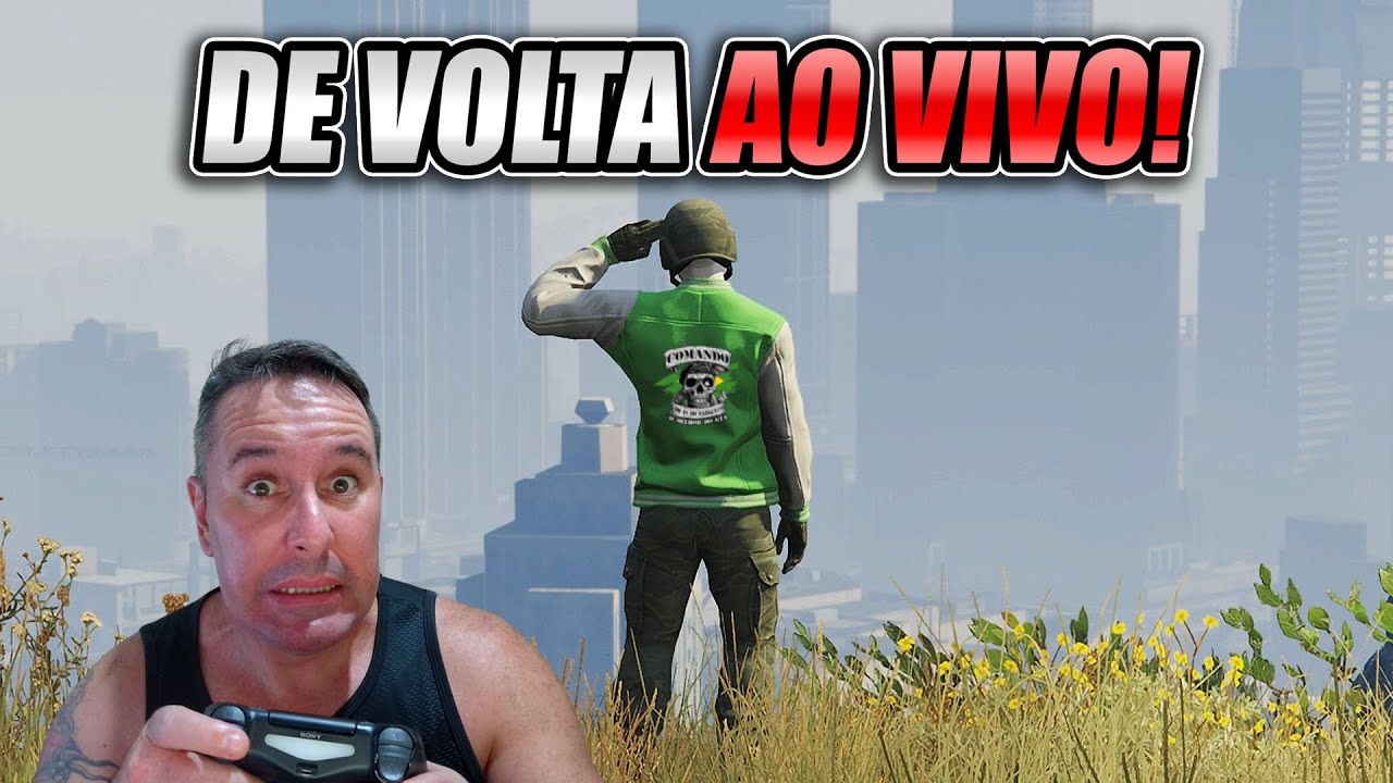 GTA 5 - “LIVE DE RETORNO 🔵 GTA Online | Gameplay PvP e interação”