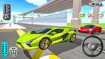 New Multiplayer Car Lamborghini Sian vs McLaren 720s Racing - 3D Driving Class 2025 - Android game