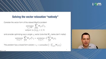 Zico Kolter: "Fast semidefinite programming for (differentiable) combinatorial optimization"