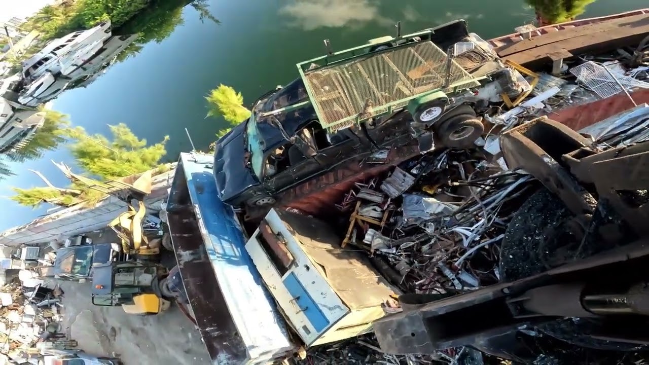 the yard never stop, extreme recycling in miami