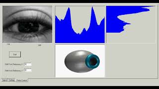 Eye and Gaze Tracking using Image Features Projection