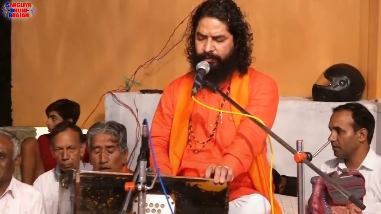 श्री ओमदास जी महाराज के द्वारा सांगलिया धूणी गारिंडा में भजन संध्या।