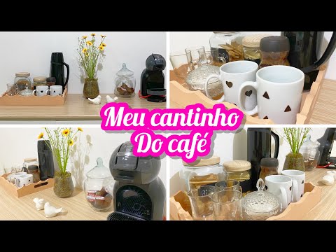COMO MONTEI MEU CANTINHO DO CAFÉ SEM GASTAR QUASE NADA/ DOCE LAR DA REGI