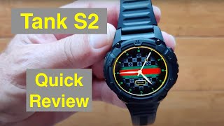KOSPET TANK S2 Military Grade MIL-STD-810H Smartwatch with Thermal Master P2 Tests: Quick Overview