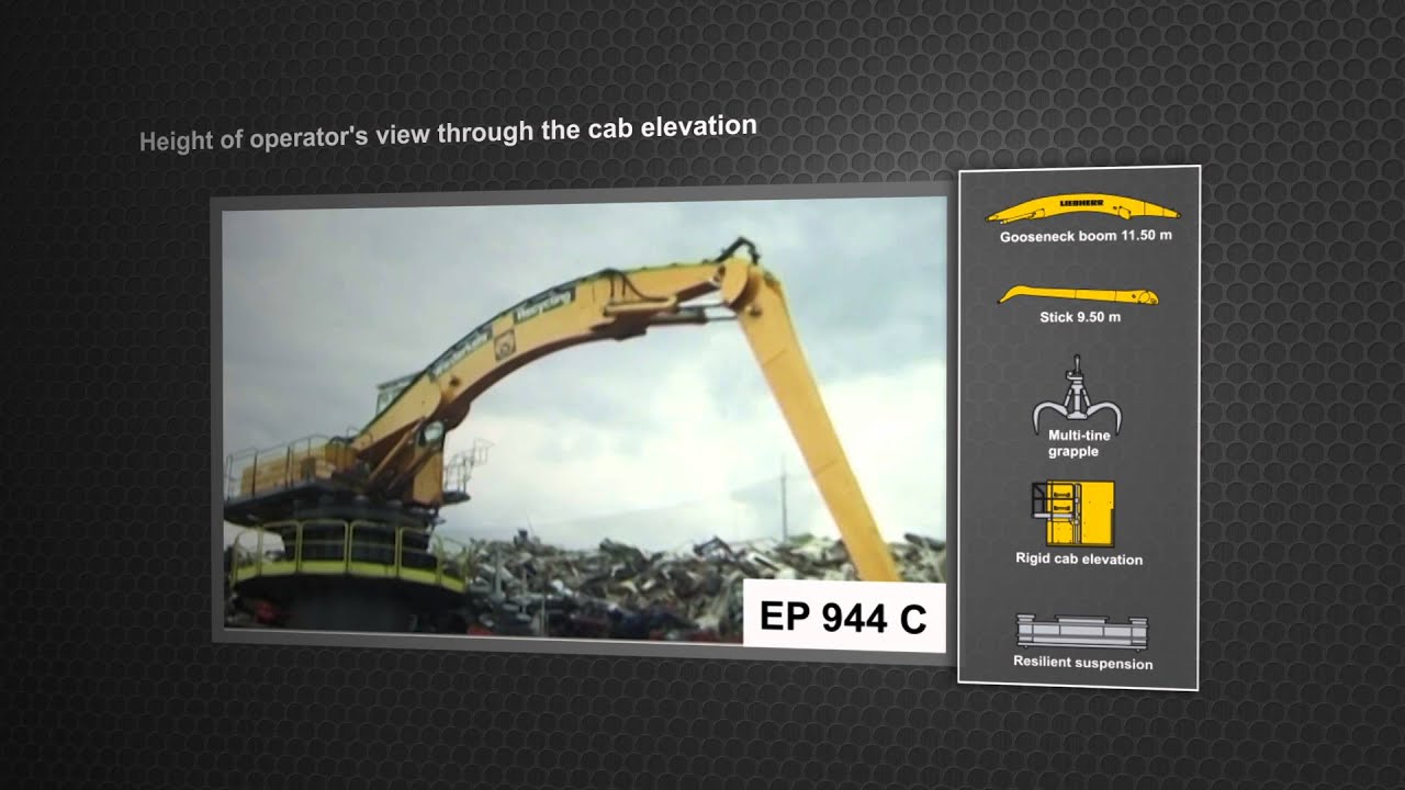 Liebherr - Stationary electric material handler EP 944 C