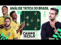 COMO NEYMAR SE ENCAIXA NA SELEÇÃO? ANÁLISE TÁTICA DO BRASIL COM MARCELO BECHLER | CAMPO E BOLA