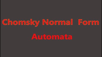 Chomsky Normal Form | Theory of computation and Automata | cfg To cnf Conversion
