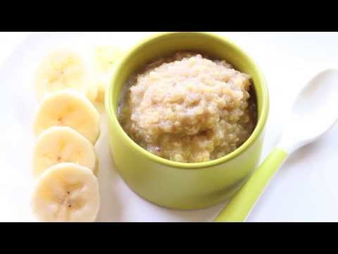 Banana Quinoa Pudding - baby food recipe +9M