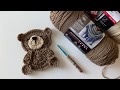 Crochet Teddy Bear Applique