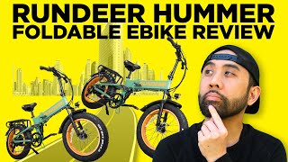 Go Mint Green: Rundeer Hummer HP Fat Tire E-Bike - First Impressions & Review | RunPlayBack Rundeer Hummer Ebike