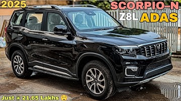 New Mahindra Scorpio N Z8L ADAS 2025 | JUST @ 21.65 LAKHS | Full Review 🔥 