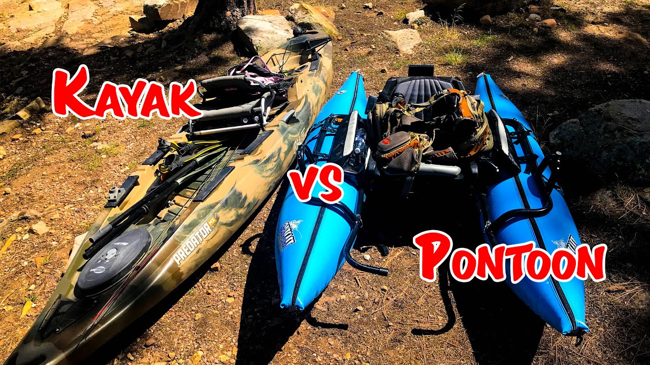 Pontoon Boat VS Kayak! (Which one is BETTER!) - YouTube