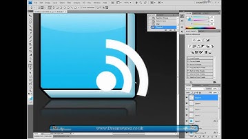 Photoshop Tutorial - 3D Glossy/Shiny RSS Icon For Your Site/Blog