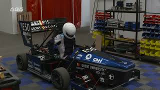 UGent Racing Team stelt elektrische racewagen voor