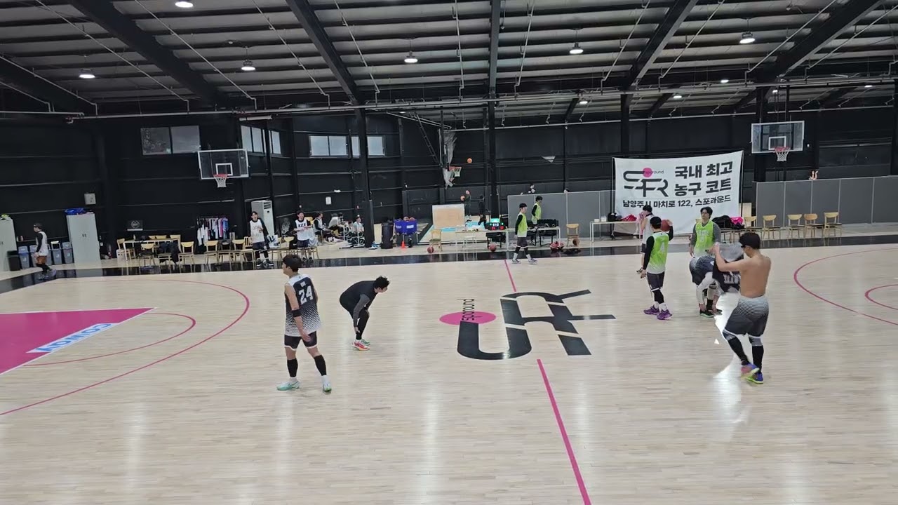 라떼 시범경기 2026년2월22일 2경기(1~Q) 함스(22) vs 깽스(22)