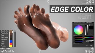 Edge Color - Update V0.5 - Haele 3D - Feet Poses