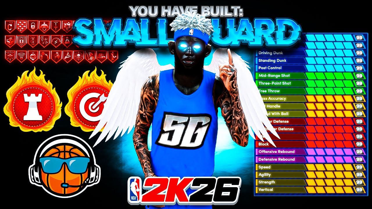 *NEW* BEST 2-WAY GOAT POINT GUARD BUILD in NBA 2K26! OVERPOWERED BUILD ...