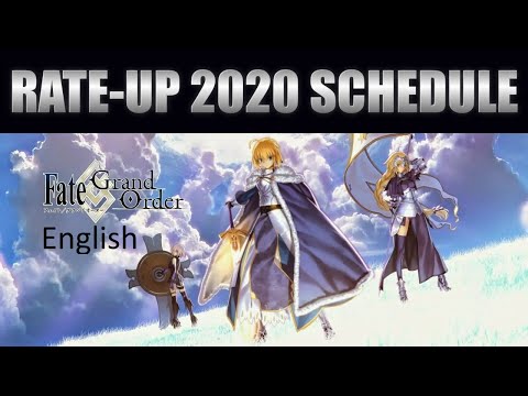 Fate/Grand Order English 2020 Summon Schedule!