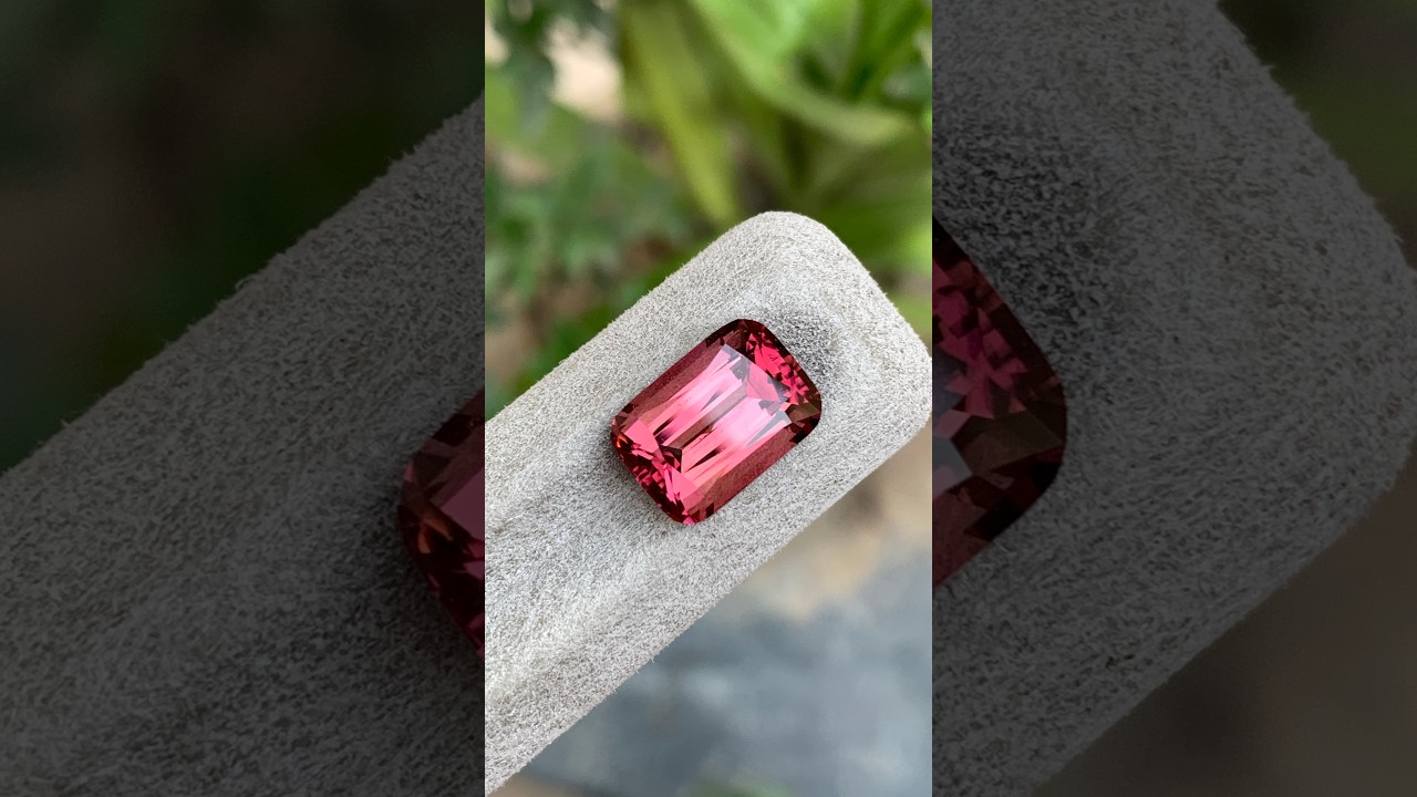 8.45 Ct Pink Tourmaline | Cushion Cut African Gemstone