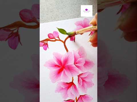 Pink delicate flowers