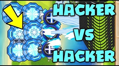 HACKER VS HACKER :: INSANE LATEGAME! ALL ICE ELEMENTAL LATEGAME HACK! - Bloons TD Battles