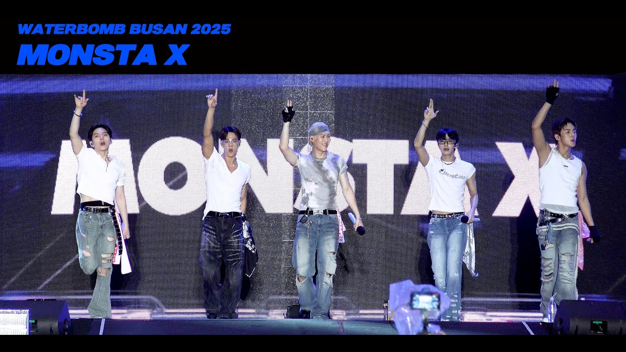 [4K] 250726 MONSTA X 몬스타엑스 워터밤 WATERBOMB BUSAN 2025 FUll ver.