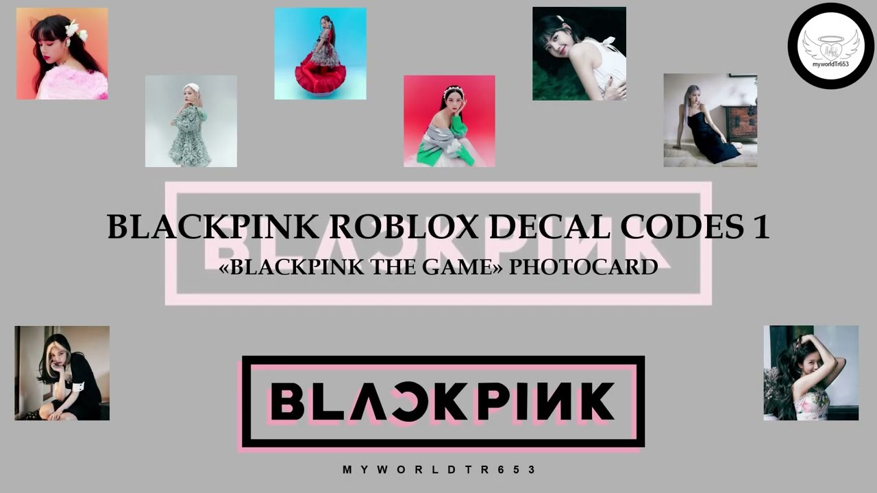 Blackpink Roblox Decal Codes 1 YouTube 