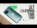 How to Set California Time Zone on iPhone (tutorial)
