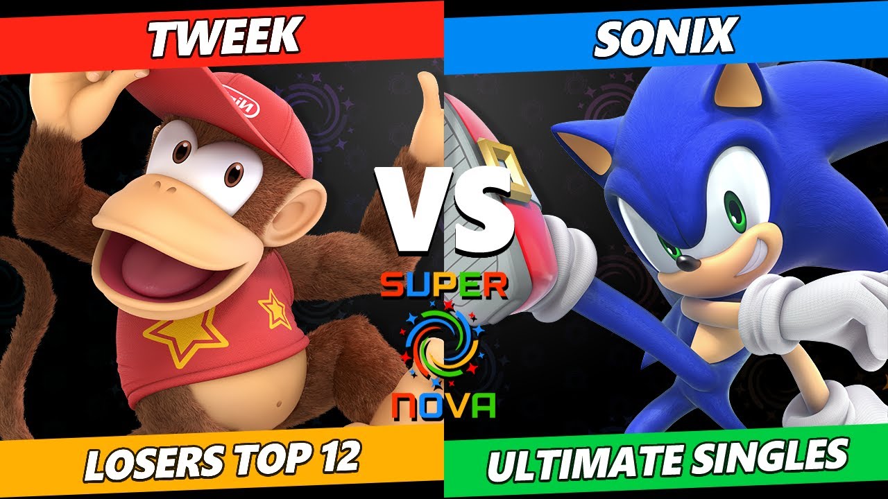 Supernova 2024 Tweek (Diddy Kong) Vs. Sonix (Sonic) Smash Ultimate
