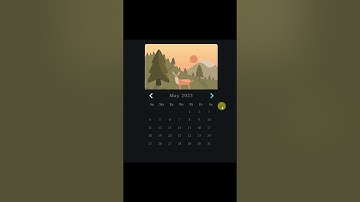 Neumorphic Calendar UI Design with HTML, CSS & JS 📅 #grapdroad#coding#neumorphism#htmlcss#javascript