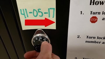 Opening Your Locker!