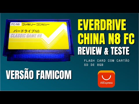 EVERDRIVE N8 CHINA Versão Famicom 60 pinos do Aliexpress