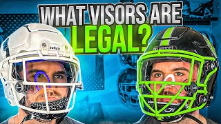 What Football Visors are "Legal"?? Football Visor Rules for NFL, NCAA and Amateur