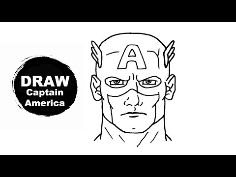 Captain America Pencil Drawing Tutorial Video | Live Art Chennai - YouTube